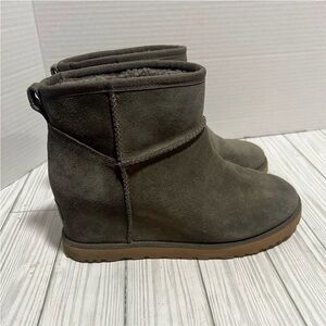UGG | Classic Femme Mini Slate Wedge Boot size 8 perfect condition!